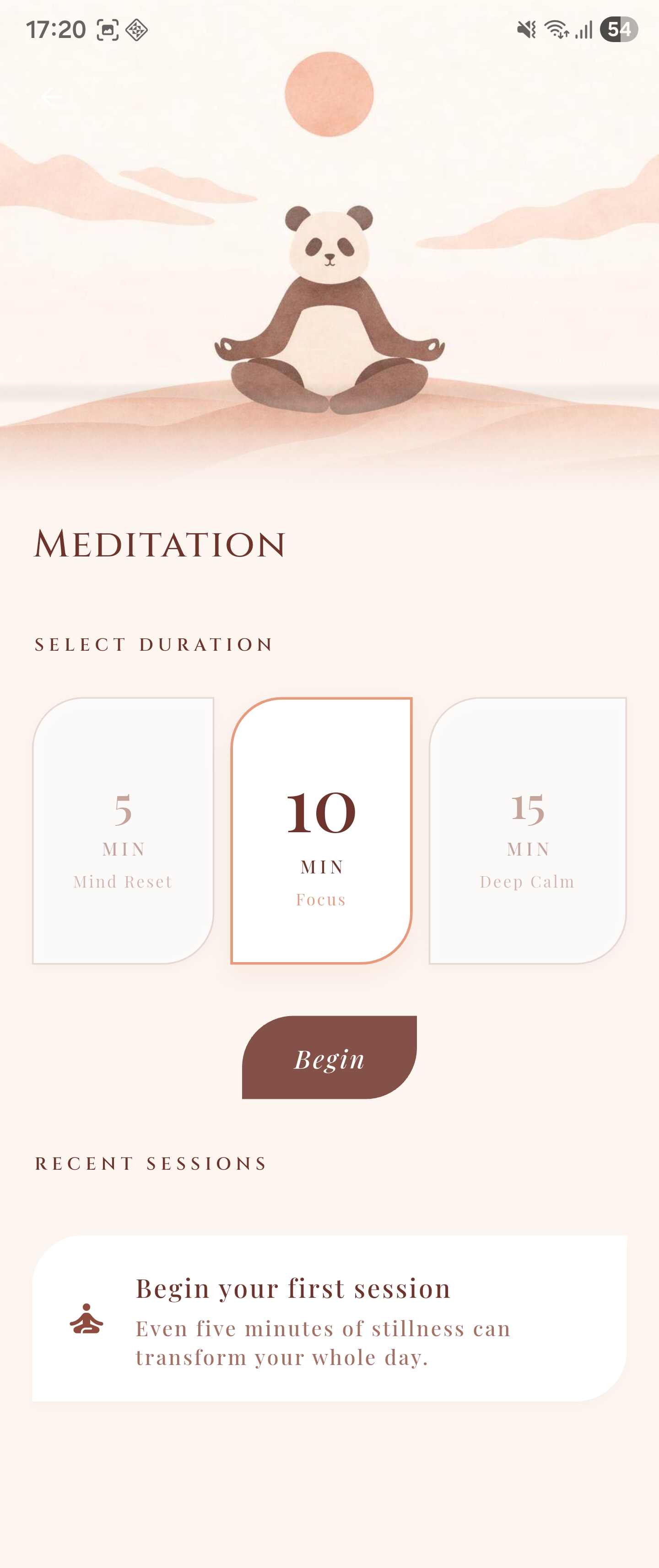 Meditation Section